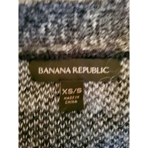 BANANA REPUBLIC Buffalo Check Mohair Cardigan - Picture 7 of 9